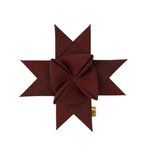 Sejldug julestjerne - Tweed rojo